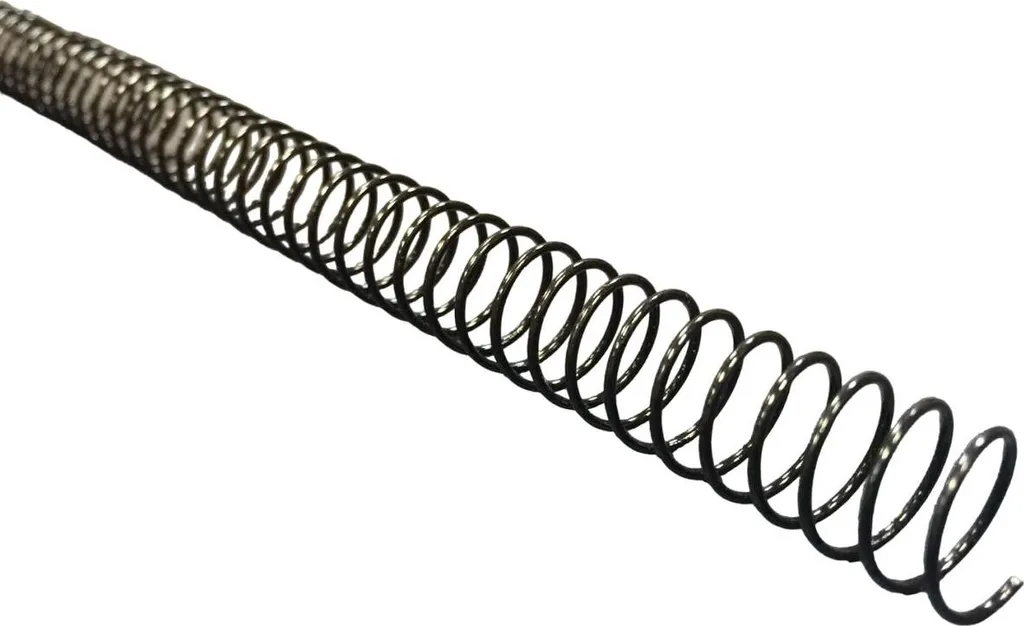 Peigne de Reliure Métallique Noir 22mm pour Dossiers et Rapports - 100pcs