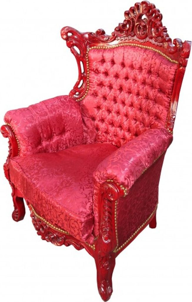 Casa Padrino Antik Stil Sessel Al Capone Mod3 - Barock Wohnzimmermöbel