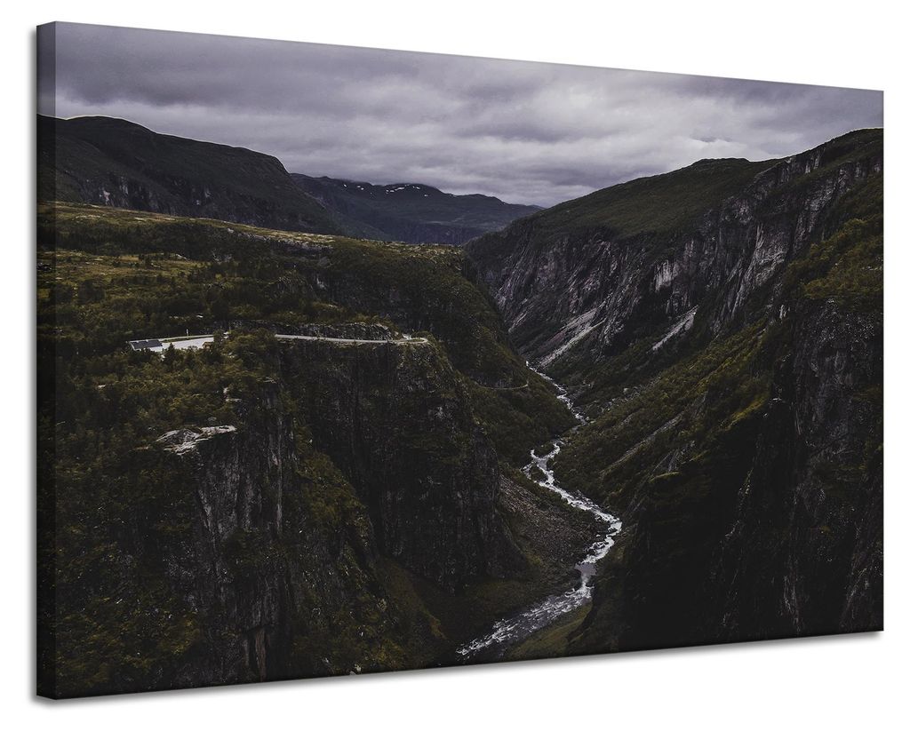Leinwanddruck „Natur - Gebirgsbach“, 120 x 80 cm