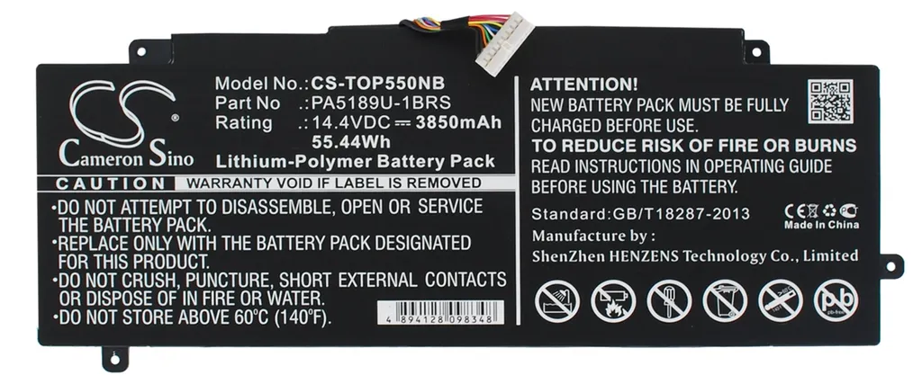 Batterie PC Toshiba P55W pour Travailler Partout en Toute Liberté