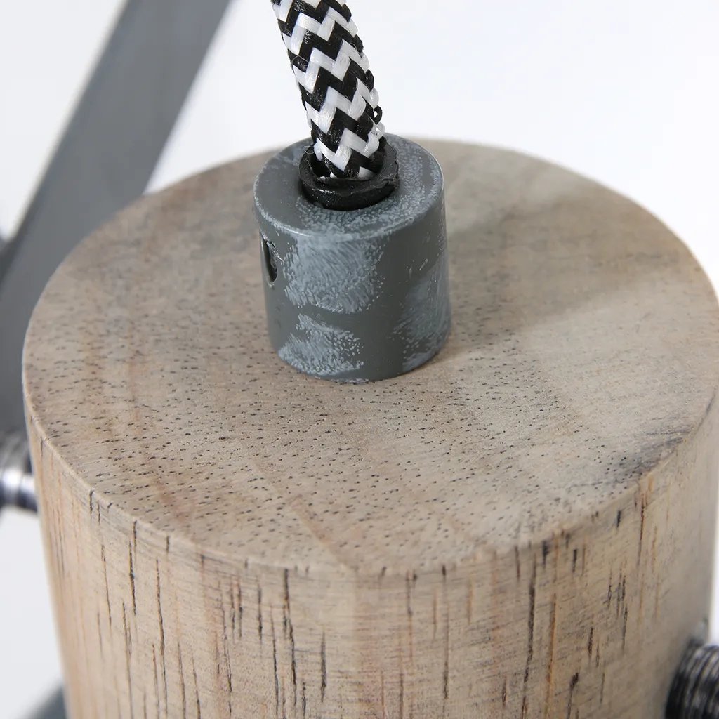 Spot Industriel Robuste Gearwood Gris : Solution Éclairage Durable - 10