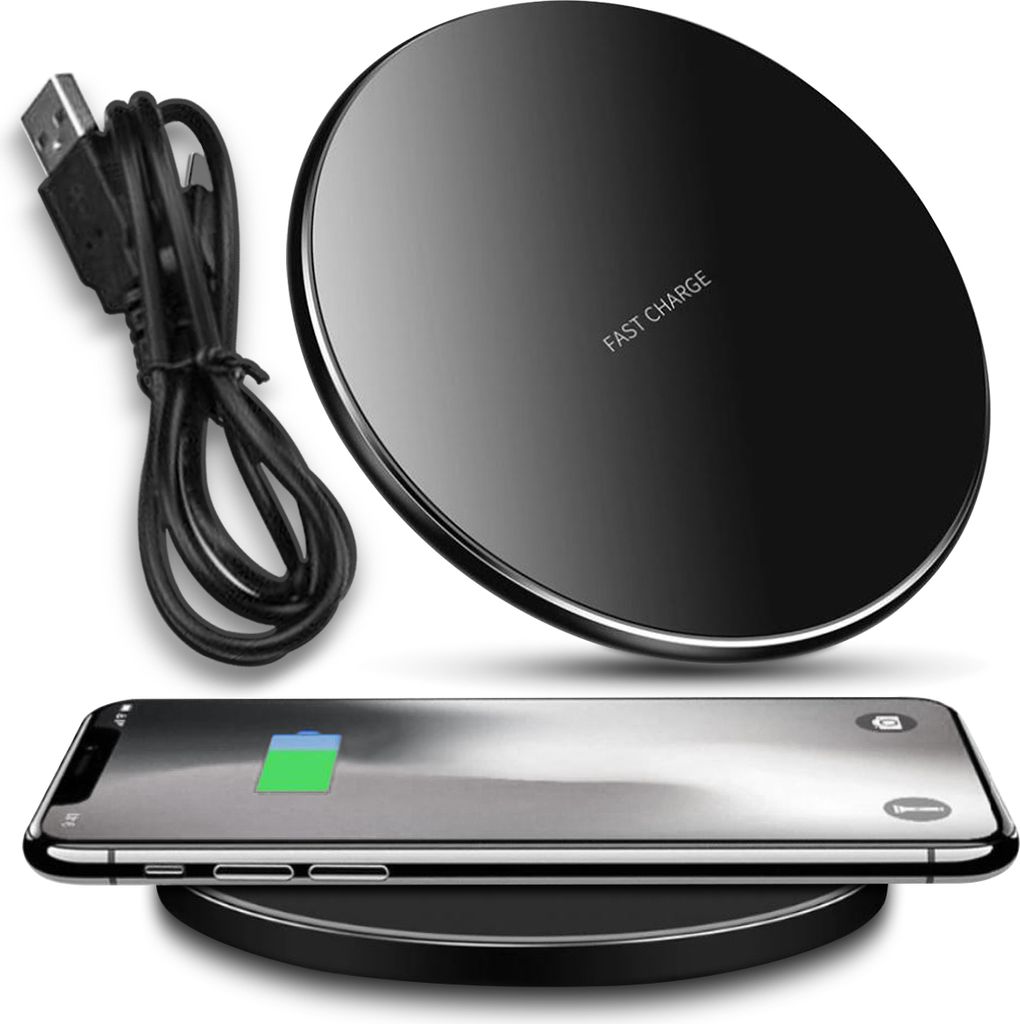 QI Induktions Ladestation 15W Apple iPhone 12 11 Pro Max Drahtloses Ladegerät