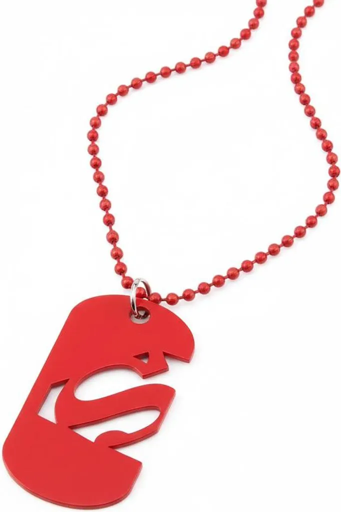 Targhetta Cane Superman in Alluminio Leggero Personalizzabile