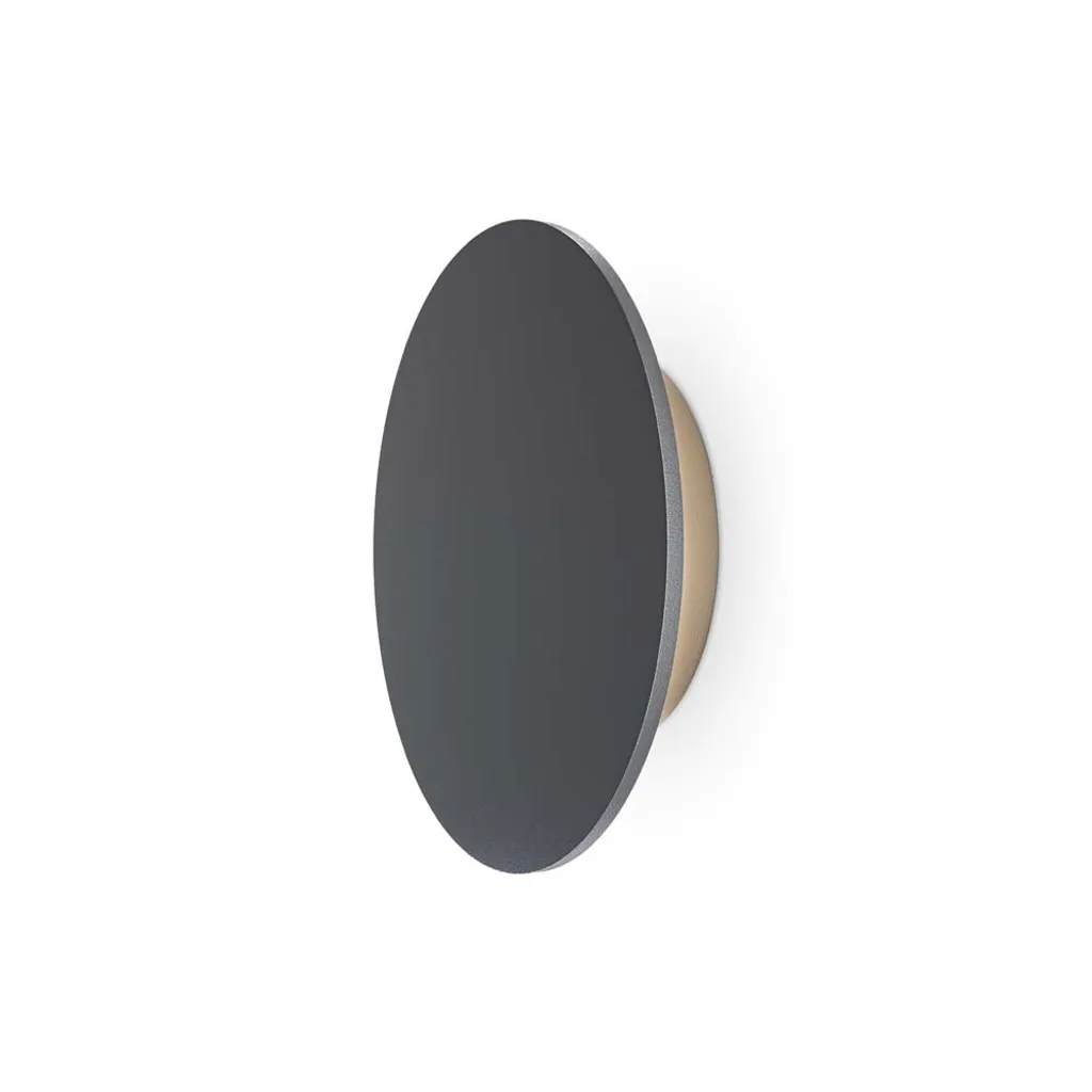Applique LED, luce per esterni, metallo, grafite, IP65, D 18 cm