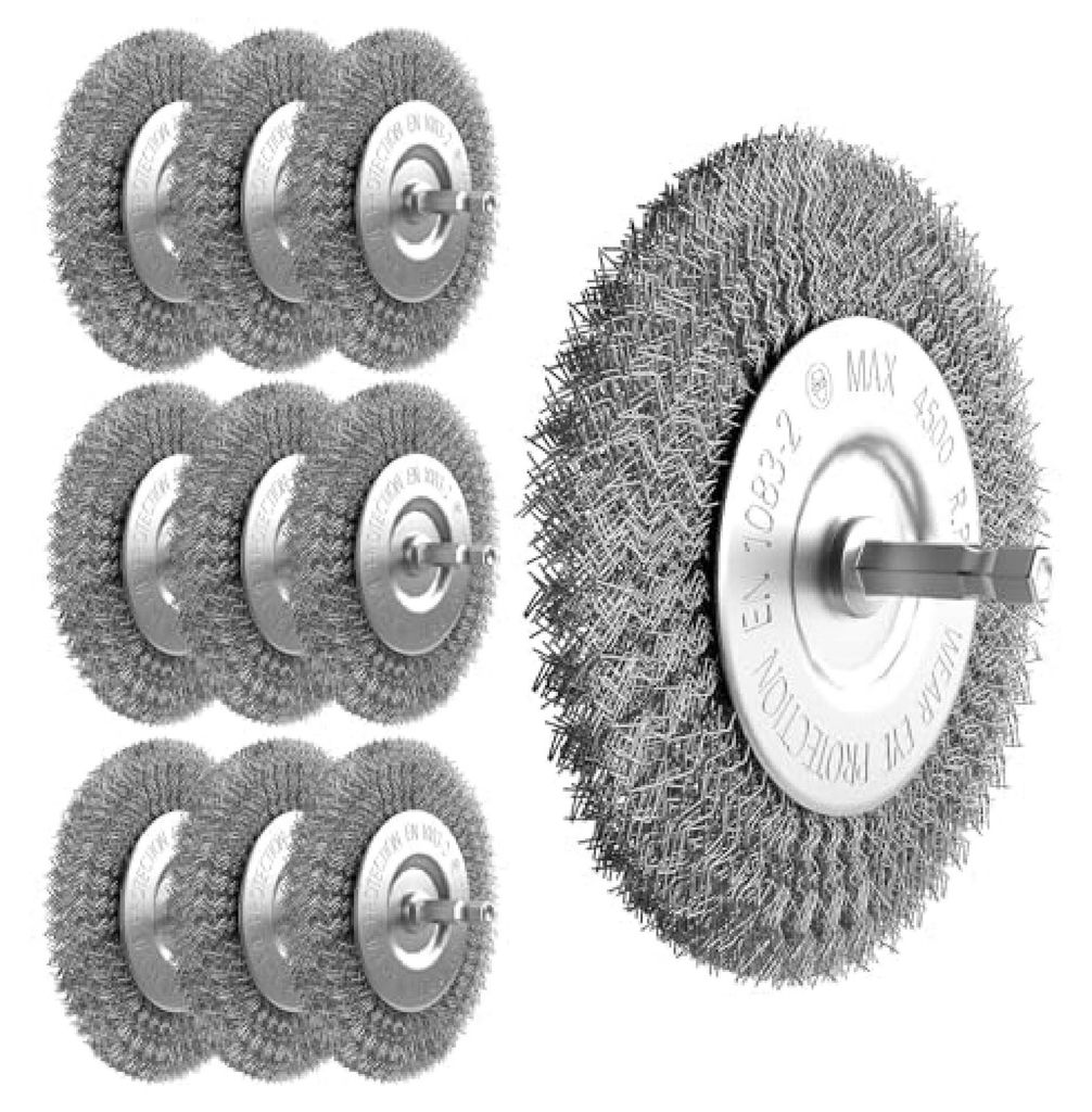 10er Set Fugenbürste für Grizzly Tools EFB 401 Metall / Produktbild 