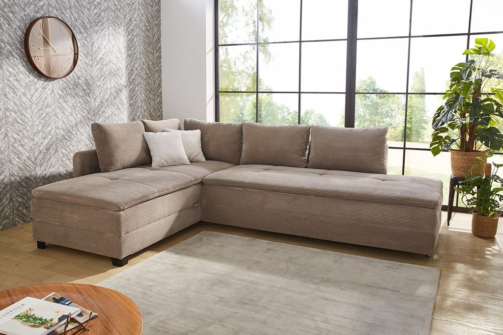 ECKSOFA-DAUERSCHLÄFER Doppelbett 306/223/95 cm Boxspring Produktbild 3