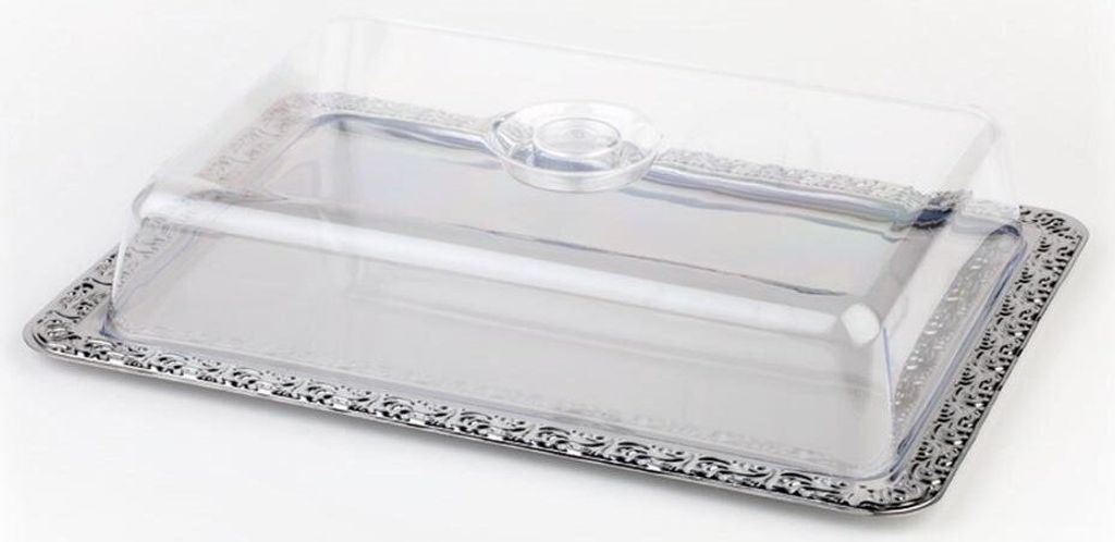 APS Tablett SCHÖNER ESSEN aus 18/0 Edelstahl mit Produktbild 