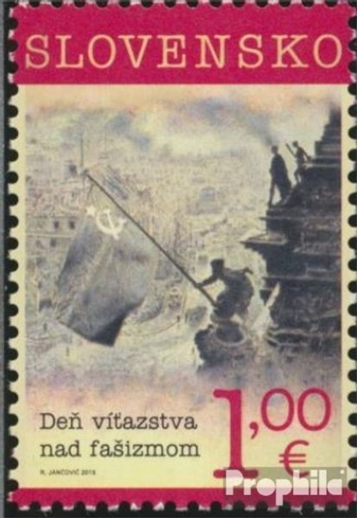 Briefmarken Slowakei 2015 Mi 765 (kompl.Ausg.) postfrisch Beendigung 2. Weltkrieg