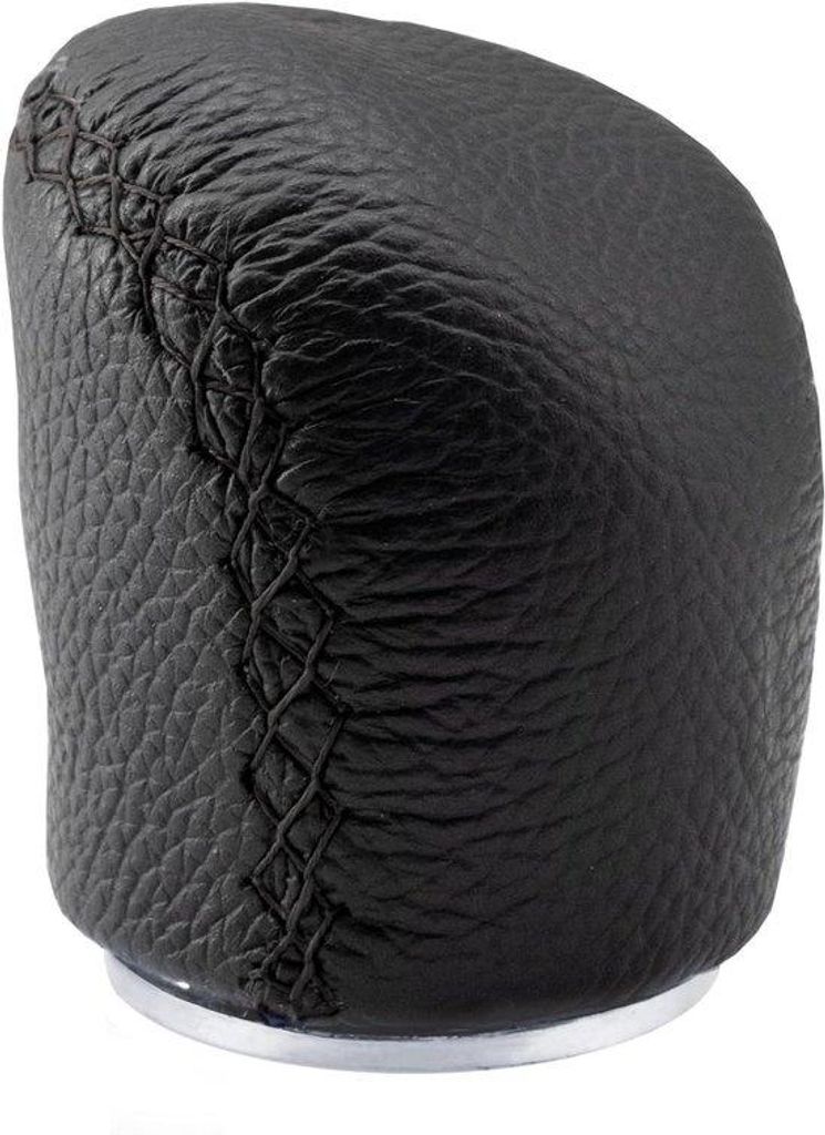 Auto-Schaltknop Leder - Interieur-Accessoire - Achteruitrijdvergrendeling - 34mm - Schwarz
