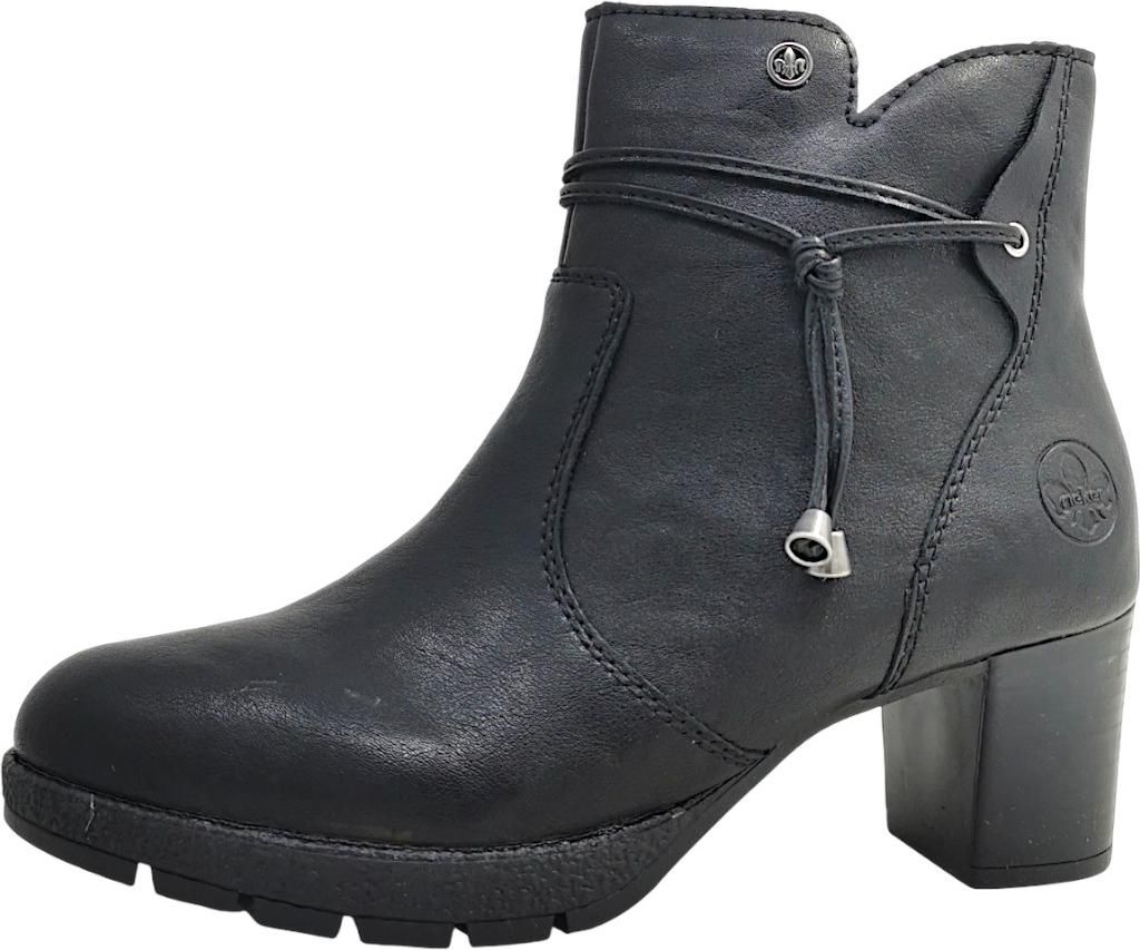Rieker Stivaletti con tacco  Stivaletti con tacco - Nero - Immagine del prodotto 