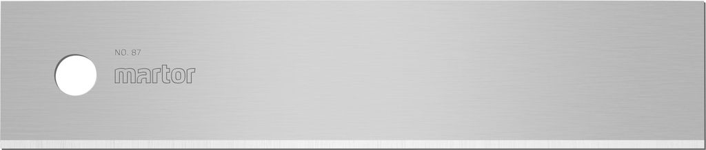 MARTOR 10 x INDUSTRIEKLINGE, Ersatzklingen Cuttermesser, Sicherheitsmesser, 18,7 mm, Scharf, Im Spender, 2-fach Nutzbar, NR. 87