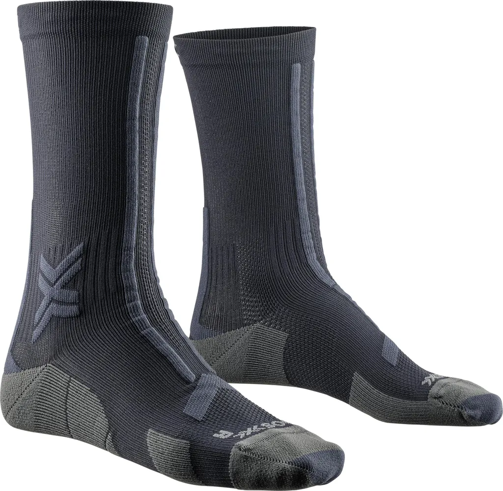 X-Socks Trail Run Discover Crew Chaussettes de Trail Running Grises 35-38