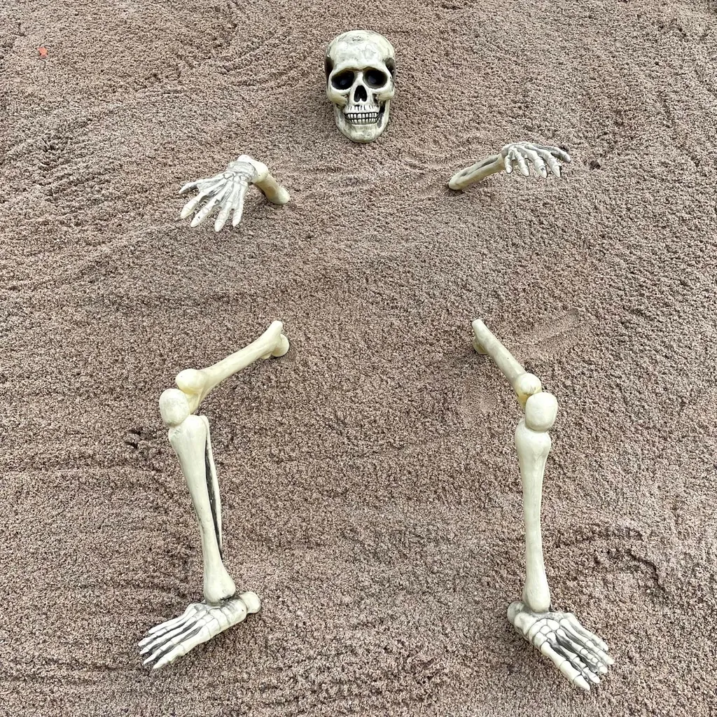 Knochen & Erdspieße / Halloween Garten Boden Kaufland.de