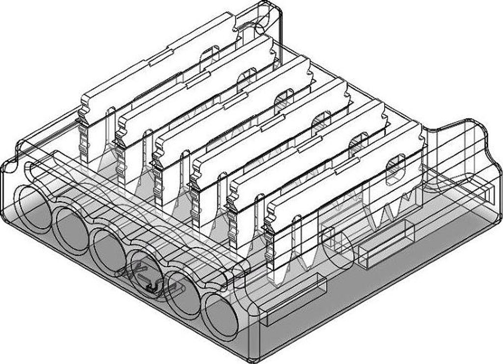 LED Anschlussverbinder – 6-polig, 12 mm, lötfrei und konfigurierbar (ohne Kabel) für RGBCCT SMD LED-Streifen