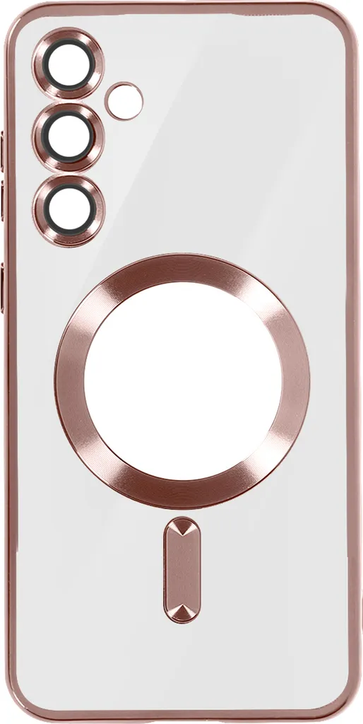 Custodia MagSafe Samsung S24 Plus Oro Rosa | Cover Silicone Avizar