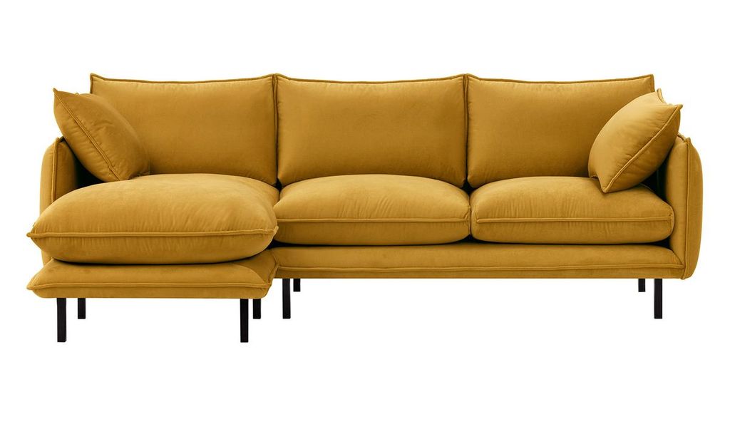 SLF24 - Linksseitiges Ecksofa Nimbus - golden - Kronos 1