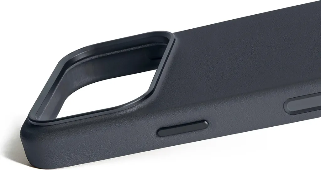 Coque iPhone 17 Pro Mujjo Gris pour un Usage Professionnel Chic - 2