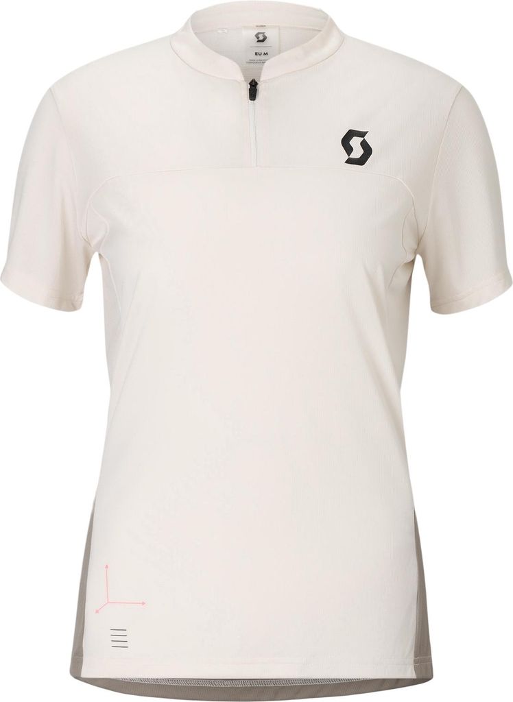 SCOTT Damen Fahrradtrikot Vertic Zip Baumwolle white/toast beige : S Größe: S