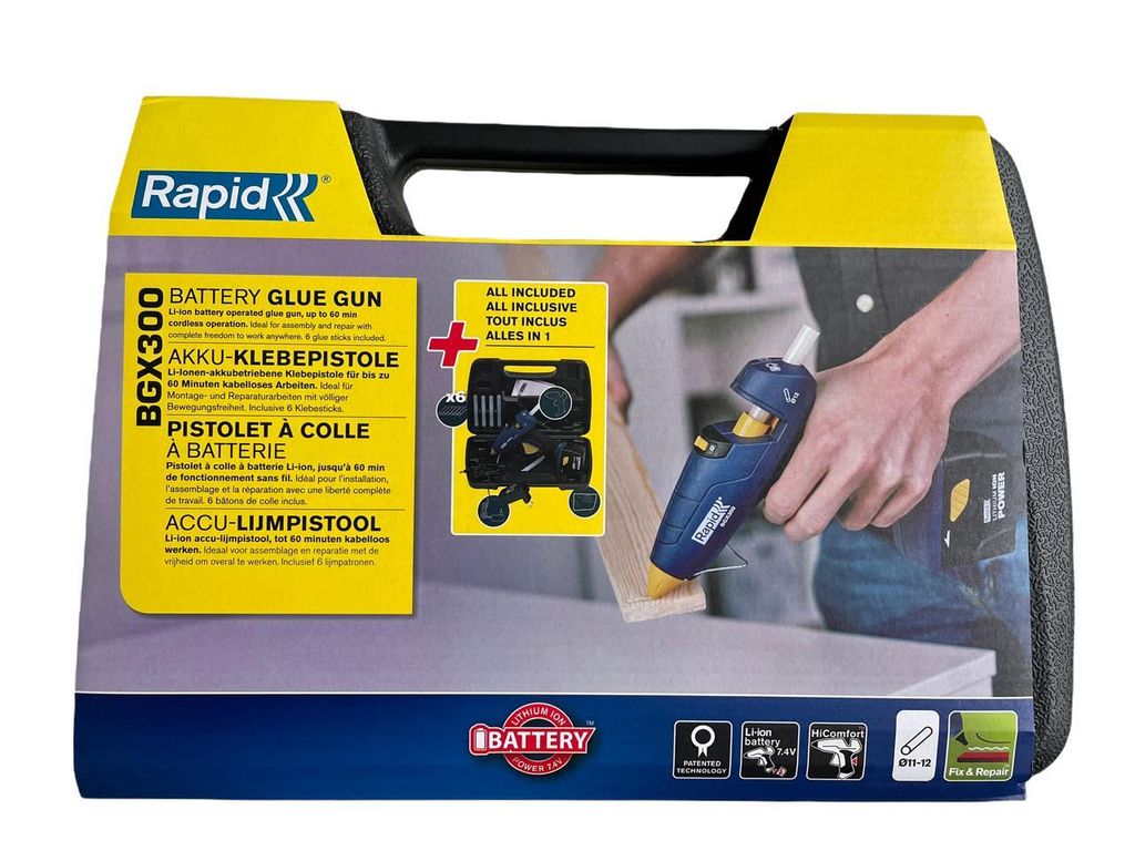 Rapid BGX300, Schwarz, Blau, Gelb, Produktbild 