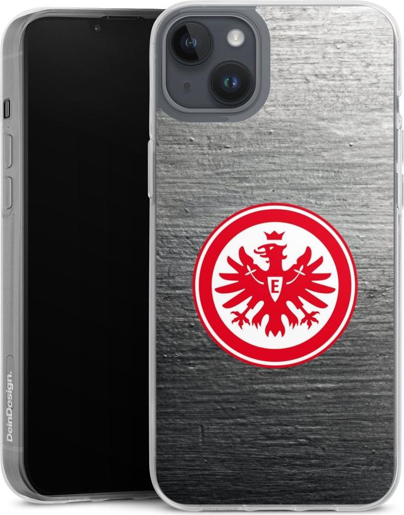 DeinDesign Handyhülle für Apple iPhone 14 Plus Silikon Hülle Case Smartphone Schutzhülle Eintracht Frankfurt Logo SGE
