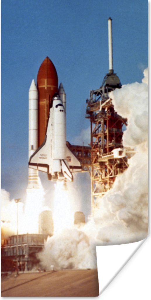 MuchoWow Poster Raketenstart 20x40 cm - Plakat - Foto
