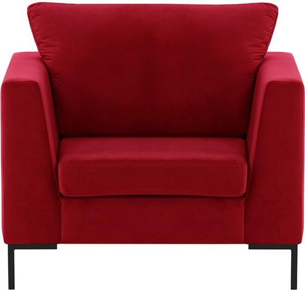 Sessel Gosena-Velluto 7-czarny - metal