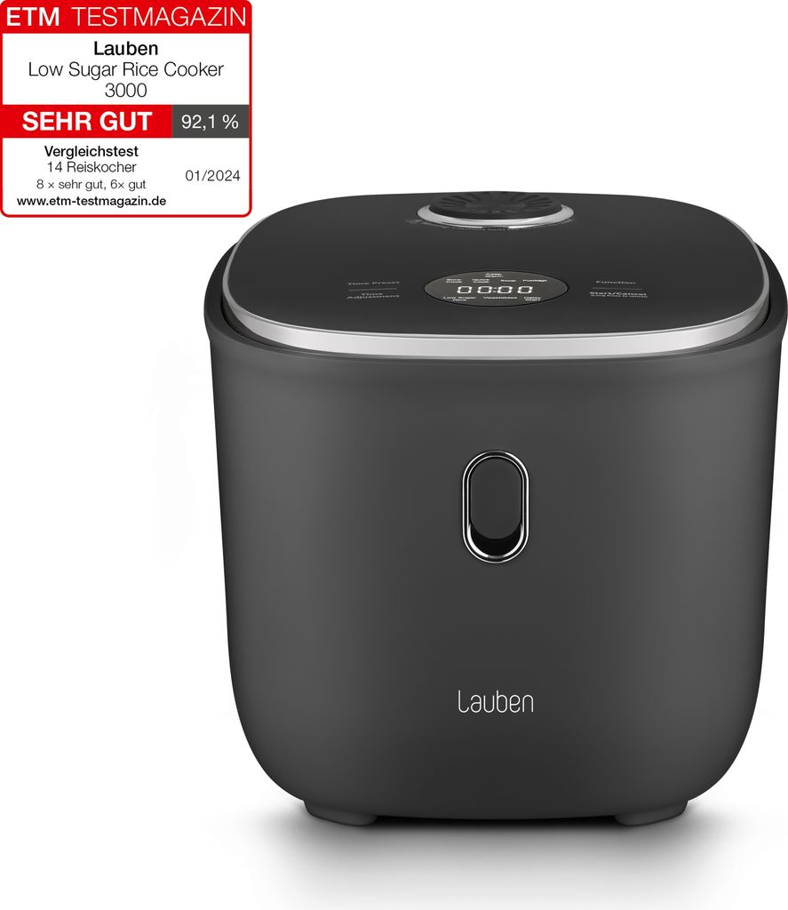 Lauben Low Sugar Rice Cooker 3000AT, Reiskocher, 3 l Produktbild 