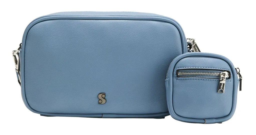 s.Oliver borsa a tracolla Crossbody Bag Blue grigio cadetto