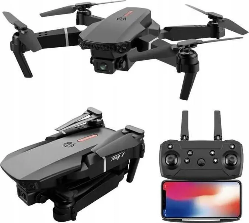 Drone de voyage double caméra HD pour vidéos aériennes Wi-Fi 350m
