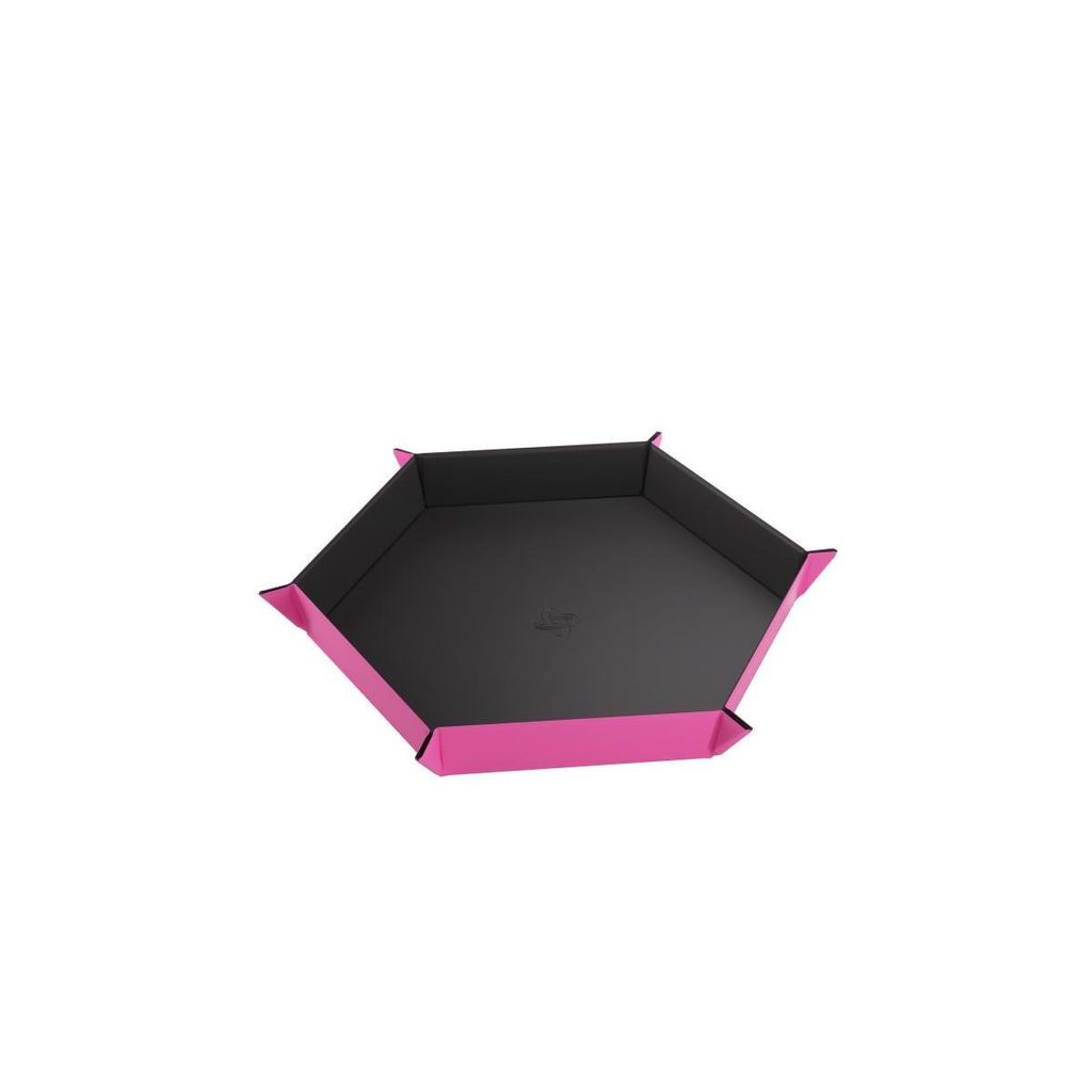 Magnetische Würfelschale hexagonale Schwarz/Rosa