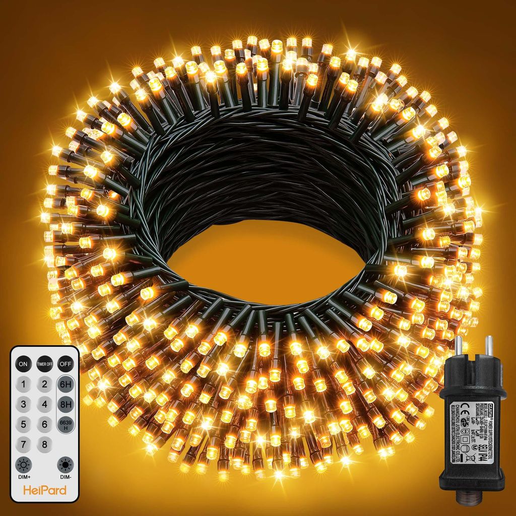 HeiPard LED Weihnachtslichterkette HP-OLG-400 - 40 Meter Produktbild 