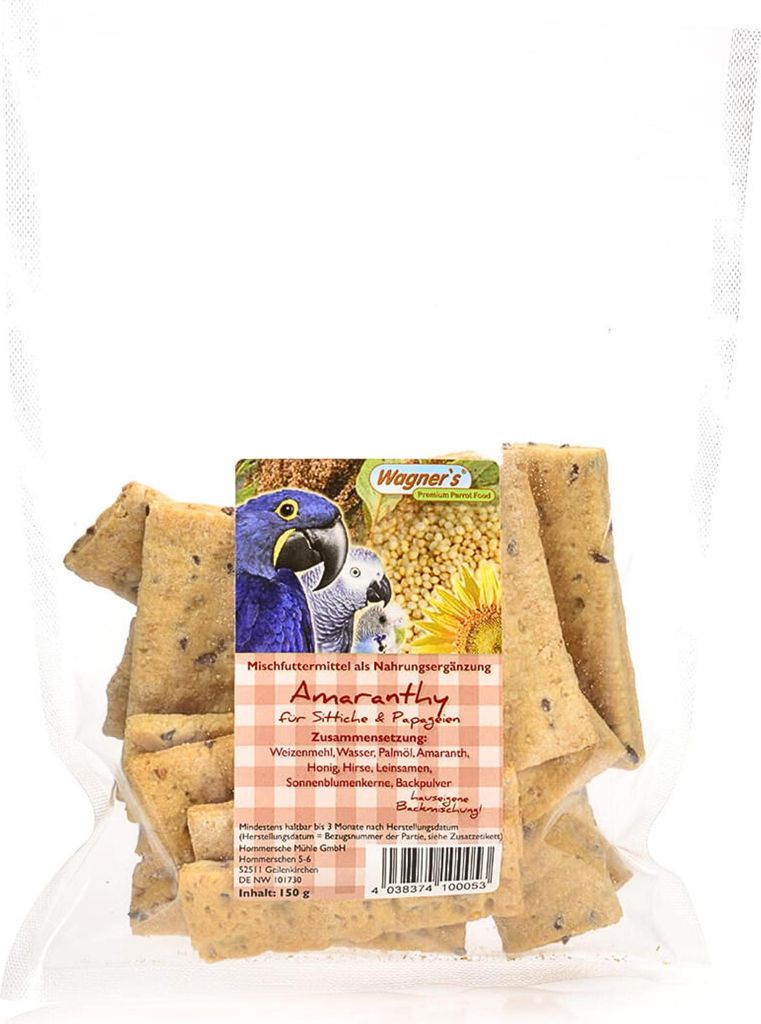 Wagner's HOME Kekse für Papageien Amaranth 150g