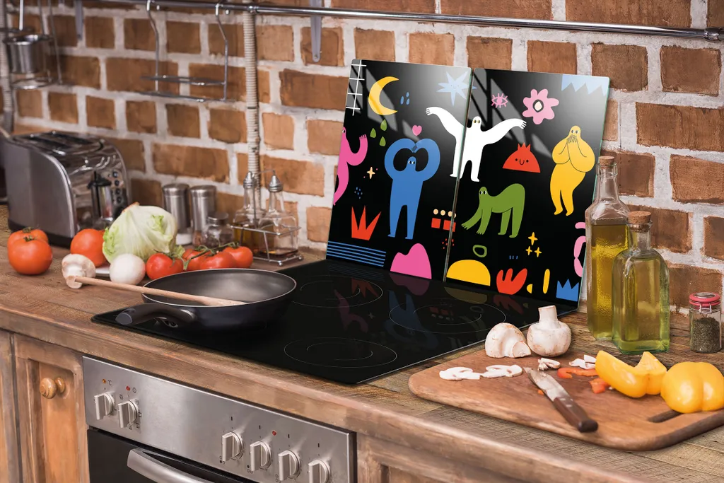 Offerta Copri Fornelli 2 Pezzi 35x52 | Vetro e Ceramica Top - 7