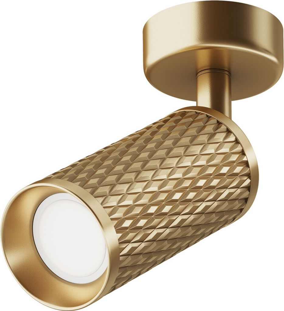 Maytoni Fokus Design Deckenlampe GU10 Messing Gold dimmbar IP20 Aluminium
