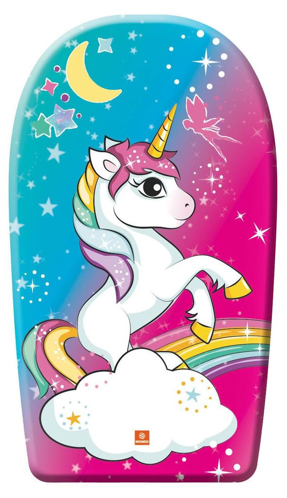 Mondo Bodyboard Einhorn 84 cm - buntes Strandspielzeug fr Produktbild 
