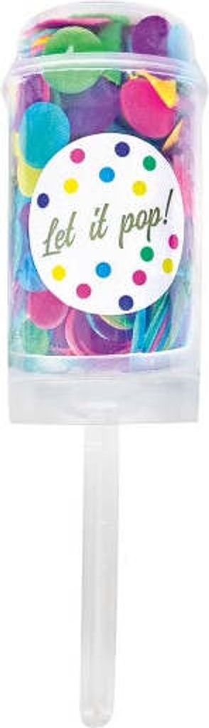 Buntes Konfetti Party-Popper