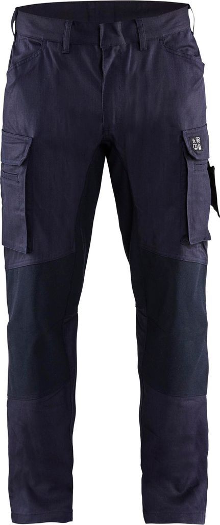 Blakläder Flammschutz Bundhose inhärent mit Stretch 1486 1512 in marineblau, Größe:D108 (D27)