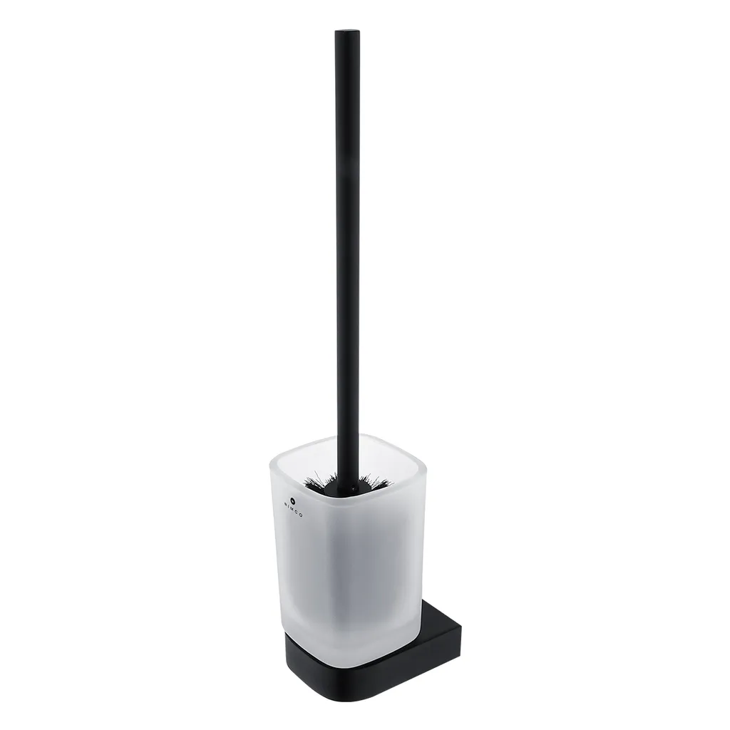 Brosse WC noire anti-trace Nimco Nikau NKC 30094CN-90 hygiène parfaite