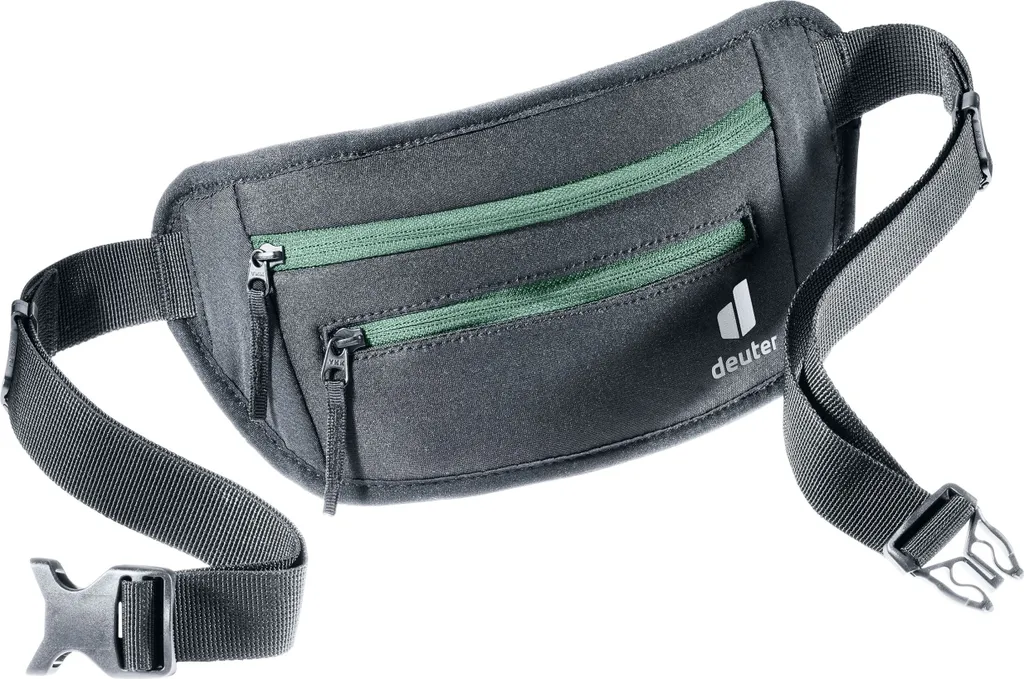 Deuter Ceinture Neo I Black-Seagreen - Sacoche Ventrale de Sport Fine