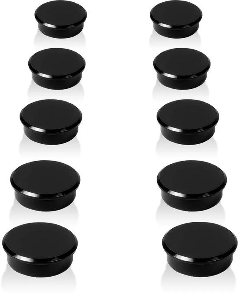 Aimants puissants noirs pour ne plus perdre vos notes sur le frigo
