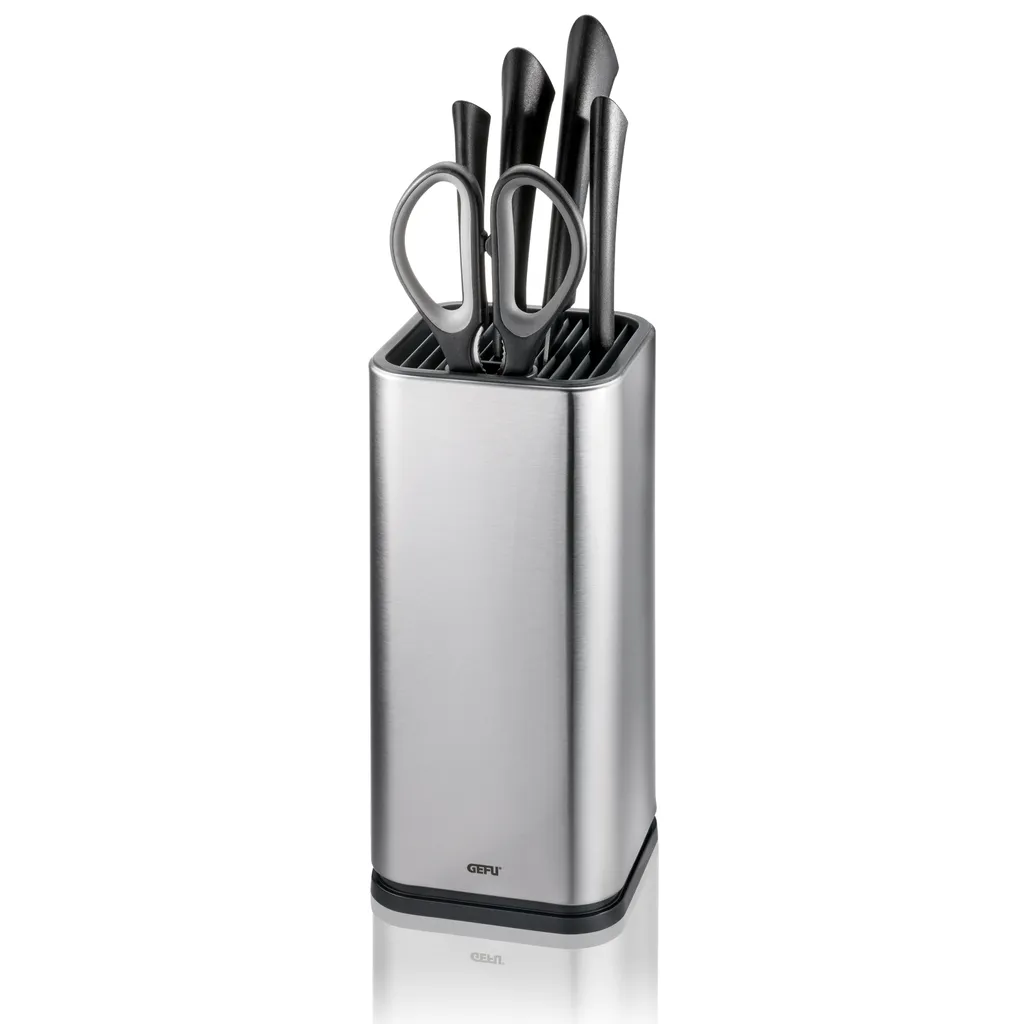 Gefu Insiem G13955 Ceppo Portacoltelli Acciaio Inox Professionale
