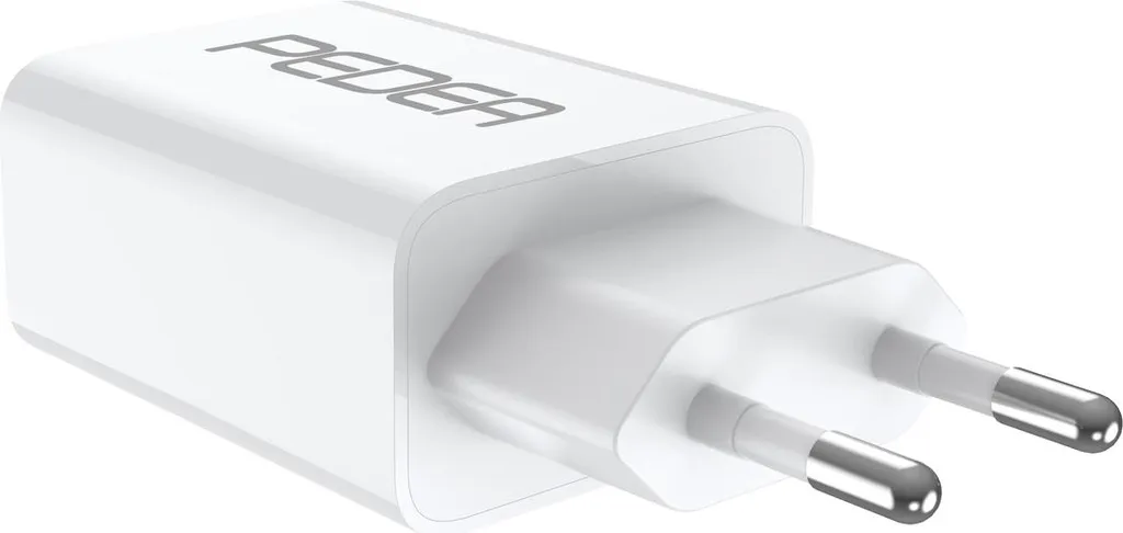 PEDEA Chargeur rapide 20W USB-C compact pour iPhone et Android blanc - 4
