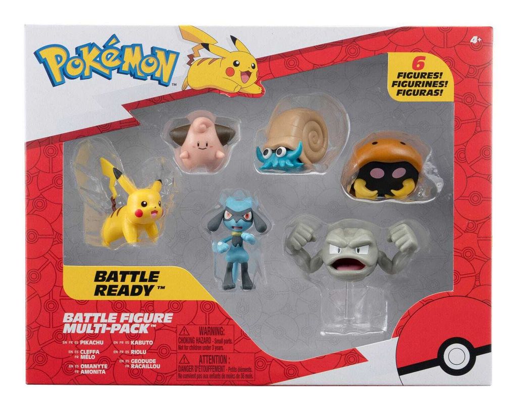 Zestaw figurek Pokémon Battle 6er-Pack #7 Zdjęcie produktu 