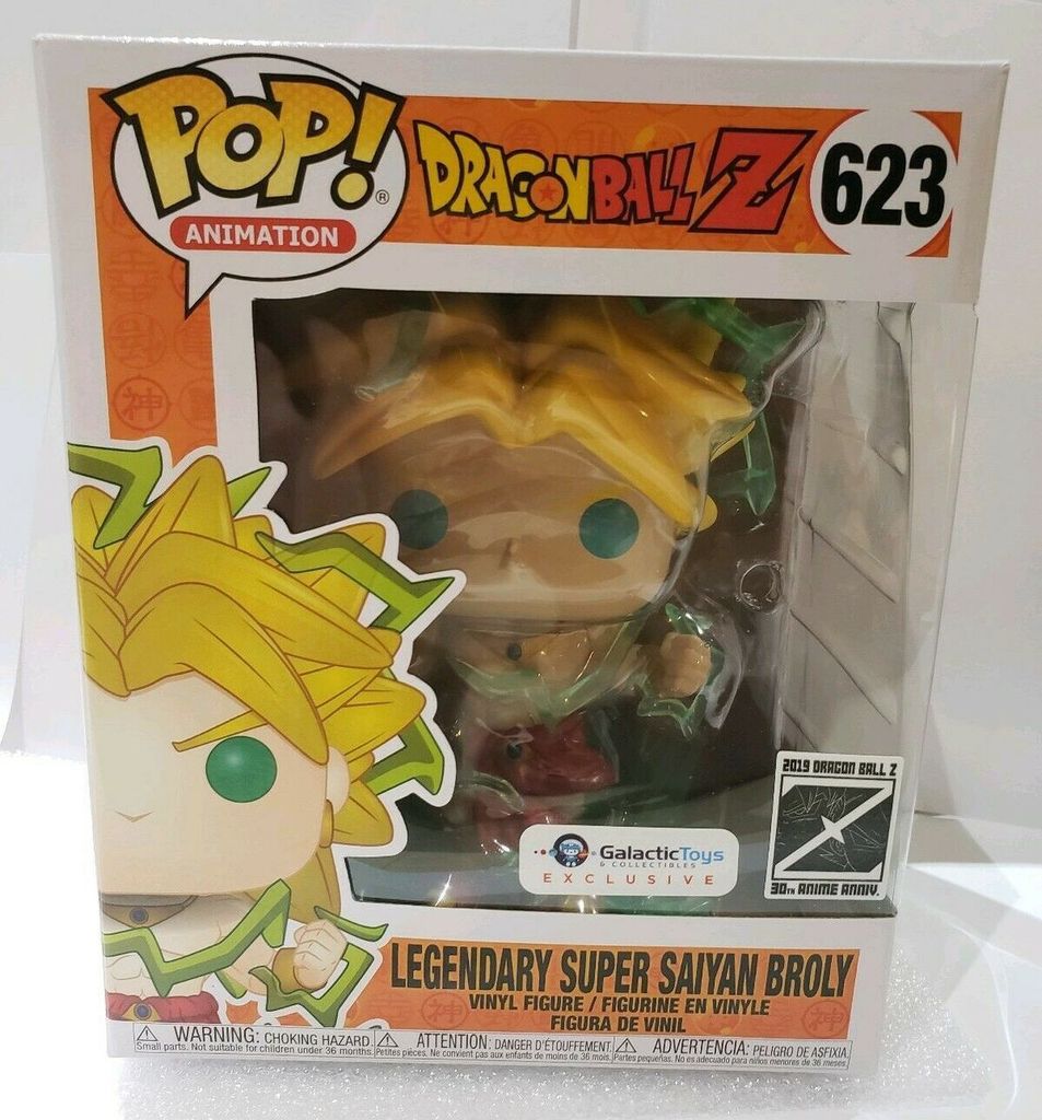 Funko Pop! Animation Dragonball Z Legendary Super Saiyajin Broly 30th Anime Anniversary6 Zoll Figur #623