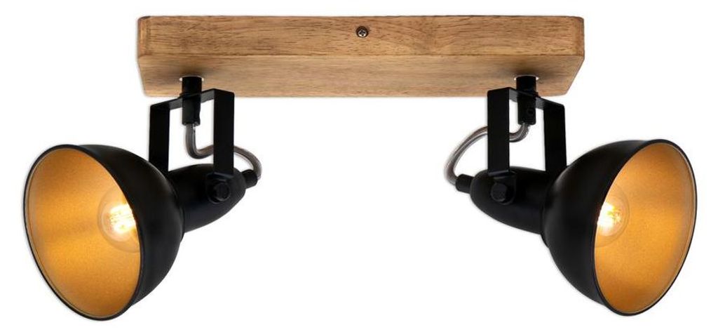 Deckenleuchte Spotleuchte Schwenkbar E14 25 W schwarz Produktbild 