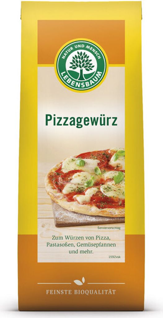 Lebensbaum Pizzagewürz, 3er Pack (3 x 30 g) -
