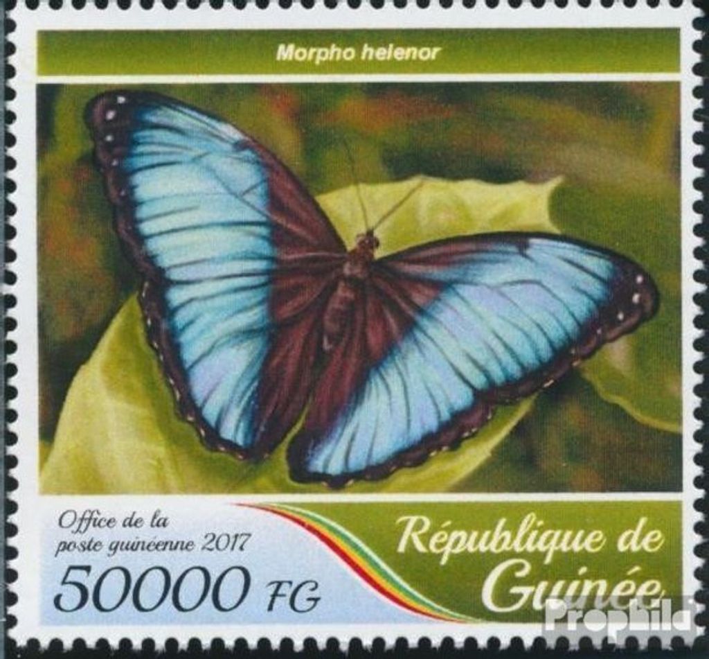 Briefmarken Guinea 2017 Mi 12549 (kompl. Ausgabe) postfrisch Schmetterlinge