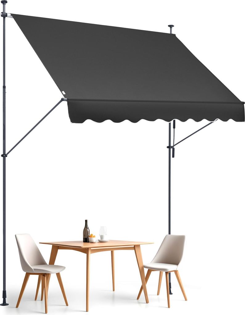 Tenda da sole a morsetto SucceBuy 250 x 120 cm, tenda da Immagine del prodotto 