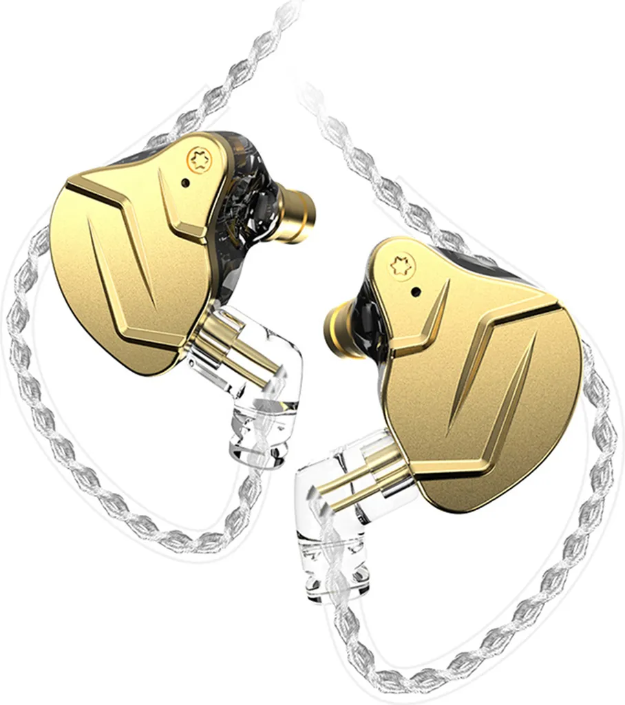 KZ ZSN Pro X Oro: Cuffie In-Ear Hi-Fi con Microfono e Cavo 3.5mm