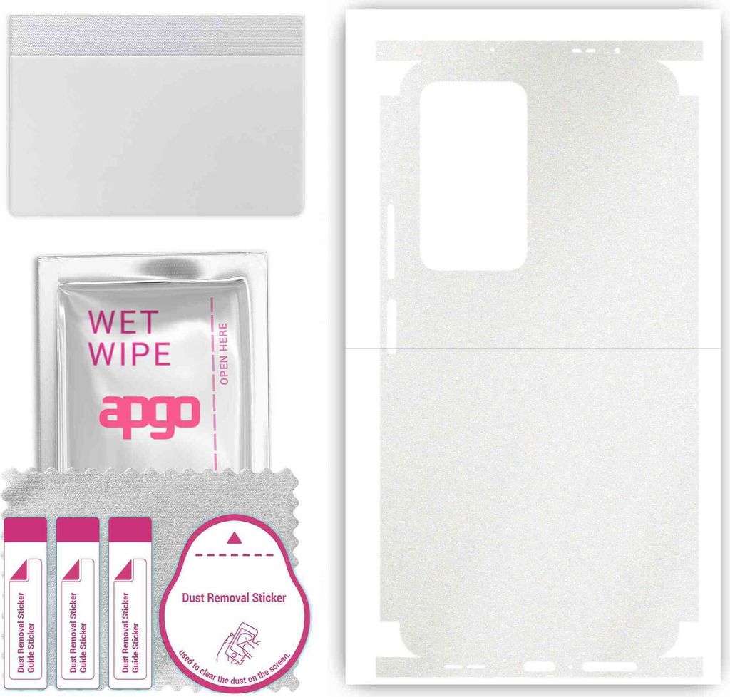 apgo Rückseite + Seiten Schutzfolie, Skin, kompatibel mit Xiaomi Poco F4, Hinten Displayschutzfolie aus Vinylfolie, kratzfest, einfache Montage - ...